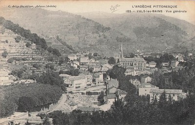 07, Die malerische Ardèche Val-Les-Bains, Gesamtansicht, 116430