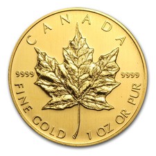 2005 Canada 1 oz Gold Maple Leaf BU 4534.49 per troy oz