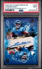 2024 Wild Card Jaxson Dart Queen BLUE Rookie RC Auto #'D 1/1 #JDA PSA 9 GIANTS