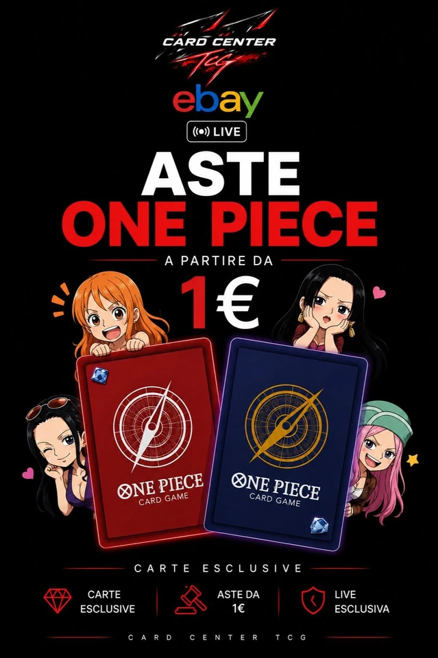 TOP TIER ONE PIECE & CARTE PROMO !!! TANTE ASTE DA 1€