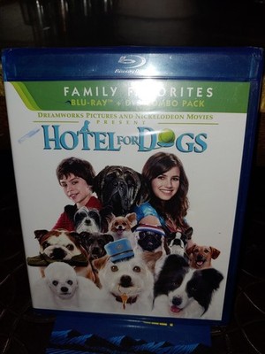 Hotel for Dogs (Blu-ray DVD 2 Disc Set, 2009) DreamWorks Nickelodeon Sealed