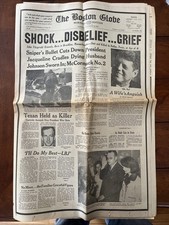 Boston Globe morning Edition November 23, 1963