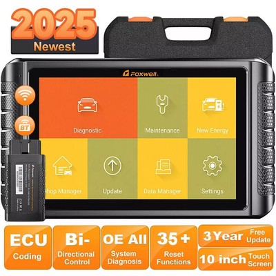 2025 FOXWELL NT1009 KFZ Diagnosegerät Auto OBD2 Scanner 35+ Dienstleistungen NEW
