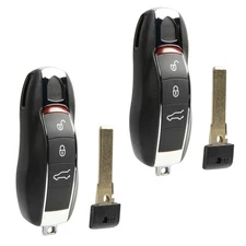 2 Key Fob Remote for 2010-2017 Porsche Cayenne Cayman Macan (KR55WK50138)