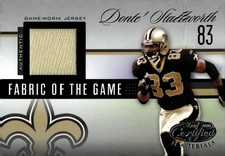 2006 Leaf Certified Materials #FOTG-94 Donte Stallworth Fabric of the Game #/100