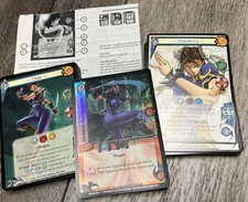 UFS Tcg Promo Demo Duel Deck Chun Li Taki Street Fighter Soul Calibur W/ Manual