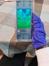 Officially licensed commemorative Super Bowl 25 Hologram ticket giants vs bills