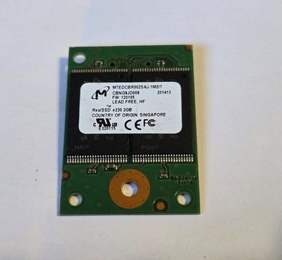 Micron MTEDCBR002SAJ-1M2IT RealSSD 2GB SLC USB e230 Flash SSD Solid State Drive
