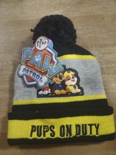 Beanie Cap  Mittons Nickelodeon Paw Patrol, Pups On Duty Winter New Free Ship
