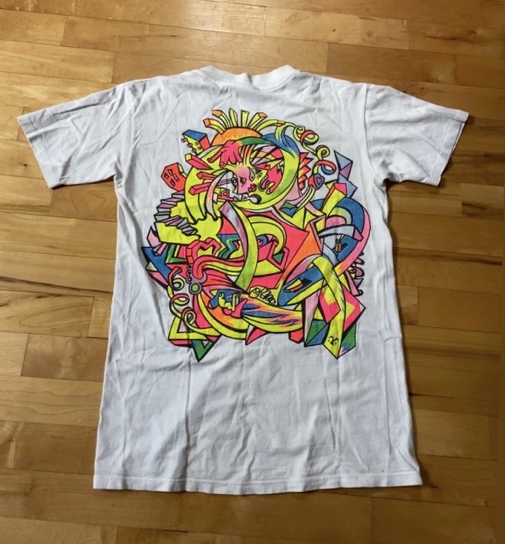 Super rare, late 80s, Christian Hosoi, Santa Cruz,  Skate Shirt, 2-SIDER