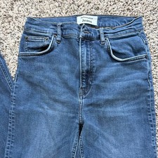 Reformation dark wash high waisted skinny jeans size 28 soft and stretchy