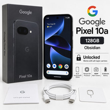 Google Pixel 10a 128GB Obsidian Unlocked New Open Box