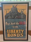 Original 1918 WWI Poster - Beat Back the Hun With Liberty Bonds — photo 3