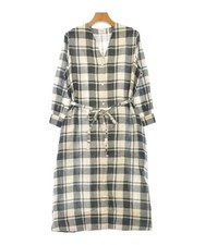 URBAN RESEARCH DOORS Shirt Dresses BlackxIvory(Check Pattern) One 2200610891045