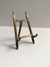 Vintage Brass Miniature Tabletop Display Ease...