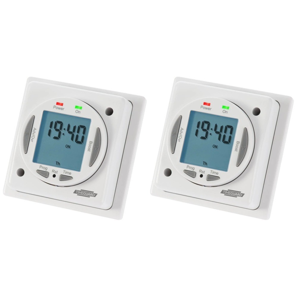 2 x Timeguard NTT03 Compact Immersion Heater Time Switches - 24 Hour/7 Day