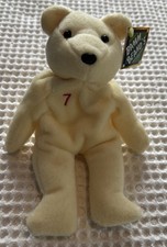 Salvino  s Bamm Beanos - Ivan Rodriguez 7 Plush Bear - 1998 Edition
