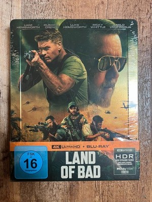 Land of Bad w. Steelbook (4K UHD + Blu-ray, EU Import, Region Free) *NEW/SEALED*