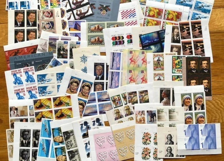 82 Higher Face Value Plate Blks MNH - Image 3 of 4