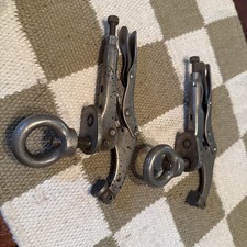 2 PCs 7 Inch Drill Press Grip Locking Clamps ...