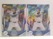 Shohei Ohtani 2026 Topps Collector’s Kit Wave Foilboard #MLB-1 & Base Dodgers.