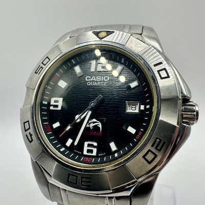 Casio MDV-100 Diver Watch Mens Stainless Steel Quartz Wristwatch Vintage