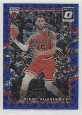 2017-18 Panini Donruss Optic Blue Velocity Prizm Denzel Valentine #24 1md