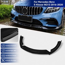 Glänzendschwarze dreiteilige Frontlippe Für Mercedes E-Klasse W213 4-Türer Sport Glänzendschwarze dreiteilige Frontlippe Für Mercedes E-Klasse W213 4-Türer Sport