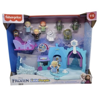 Fisher Price Little People Disney Frozen Princess Anna Elsa Parade Floats NEW 