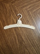 Rare Vtg Plastic Baby's Pal Infant Children's Clothes Hanger- Little Girl w/ Bow