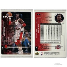 1999 Upper Deck “MVP” Hakeem Olajuwon Houston Rockets #56