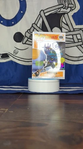 Funko Pop! Dragon Ball Burter (Glow) #1494 Signed by Mark Britten OCCM COA
