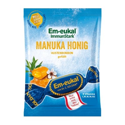 Em eukal Manuka Honig gefüllte Hustenbonbons zuckerhaltig 75 g