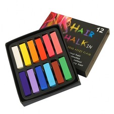 Hair Chalk Gift for Girls - Temporary Non-Toxic Easy Washable Hair Dye Colour
