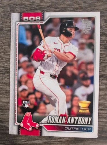 2026 Topps Series 1 Roman Anthony Rookie Gold Cup Red Sox