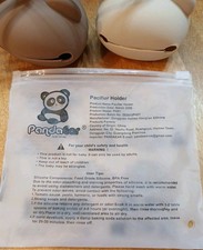 Pandaear Pacifier Holder Model: PH01 made from food-grade, BPA-free silicone.