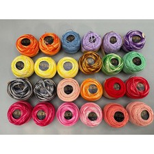 Fil A Dentelles DMC Cotton 24 LOT Made in France 5g each Crochet