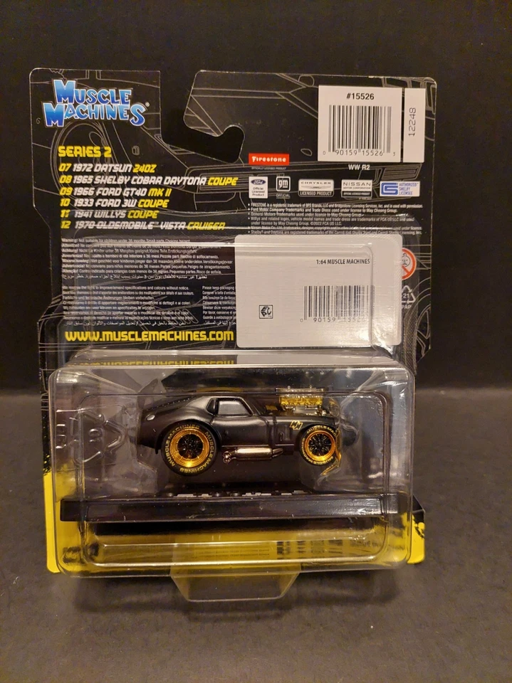 MUSCLE MACHINES CHASE 1965 SHELBY DAYTONA COUPE CHASE - Image 4 of 4