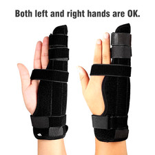 Boxer Finger Splint Adjustable Finger Brace Fracture Broken Finger Support Pinky
