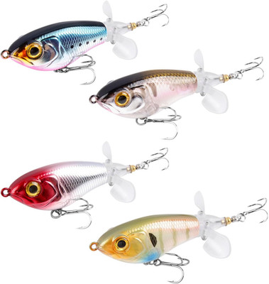 RYACO Topwater Angelköder, Schwimmende Köder Für Süßwasser/Salzwasser, Barschköd