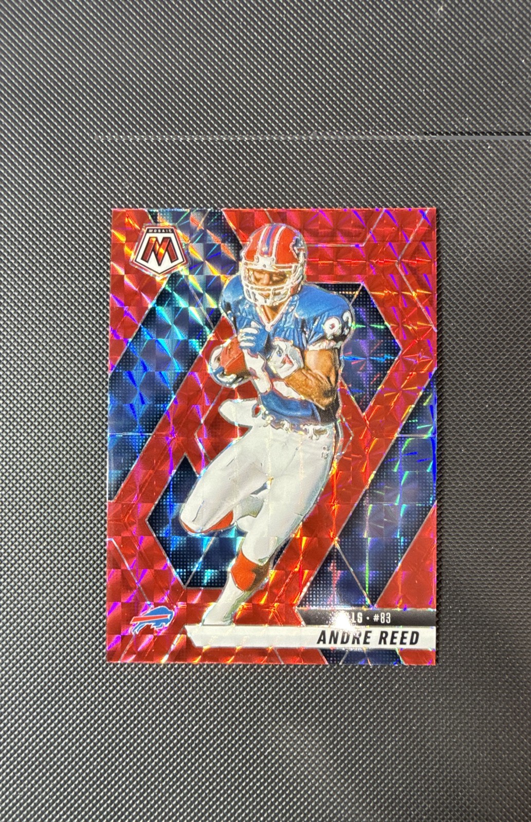 2025 Panini Mosaic - Andre Reed #162 Red Mosaic Prizm