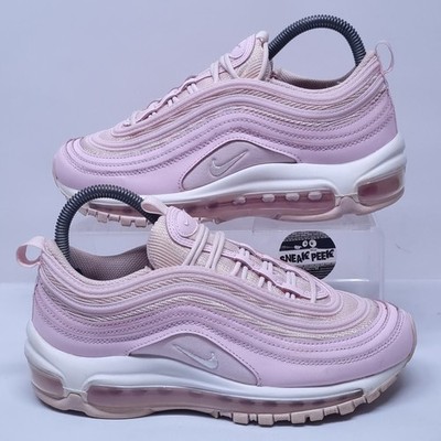 Nike Air Max 97 - UK Größe 5 - Weiß Rosa Turnschuhe Junior Schuhe