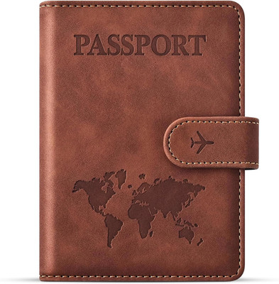 Passport Holder for Travel Essentials, Passport Wallet Cover Case for Travel Mus