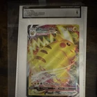 Pokémon Pikachu VMAX CGC 9 Jumbo Promo Holo SWSH286 Crown Zenith Graded mint 9