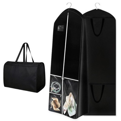 Dress Garment Bags, Long Garment Bags for Travel, 70 ' Wedding Dress Cover wi...