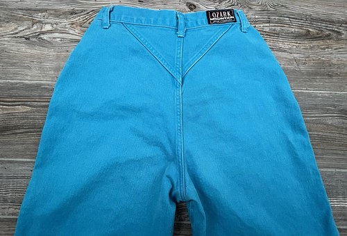 Vintage 80er Ozark Mountain Jeans High Rise Western Bareback blau Damen 7 (25/29) - Bild 10 von 18