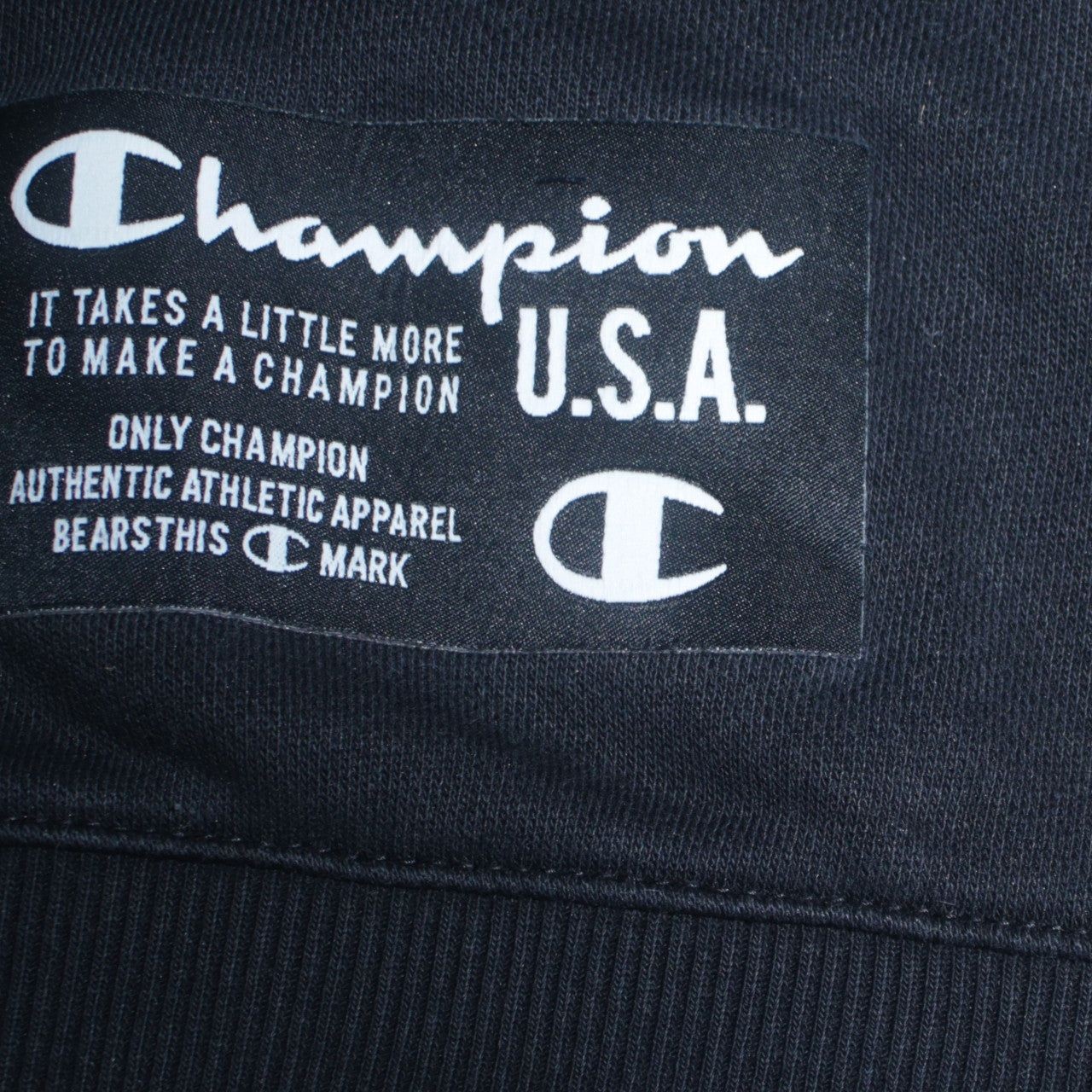 Champion Black Hoodie Mens M image 7