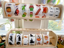 Retro Stickers Off The Roll: All the Cats Cat Stickers Only: You Choose 