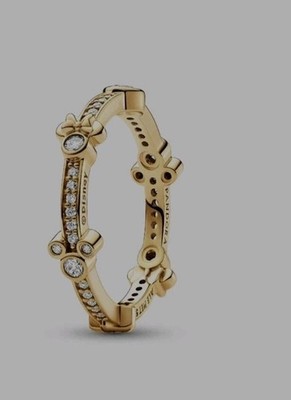 Pandora Ring Disney Micky & Minnie Maus  14 Karat vergoldet 