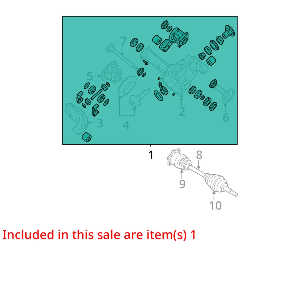 Carrier 3.36 Ratio Front Fits 04-15 ARMADA 785512 - Изображение 2 из 4